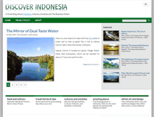 Tablet Screenshot of discoverindonesia.net